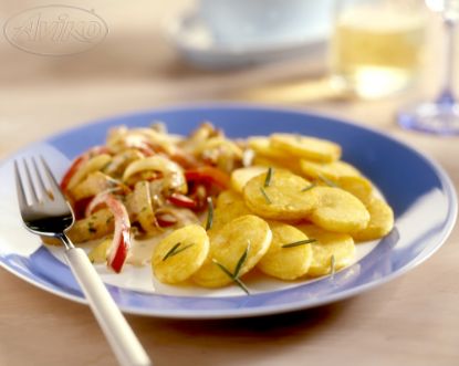 Bild von Bratkartoffelscheiben mit der Beschreibung (Aviko)