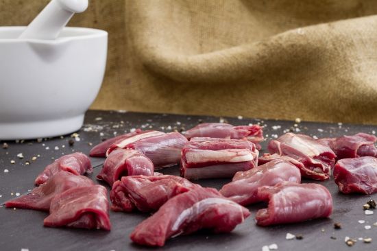 Bild von Hirschgulasch - Standard mit der Beschreibung handges. 30-50g/Stck