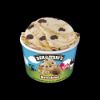 Bild von Ben & Jerry´s Brookies Cookie mit der Beschreibung Vanille-Eiscreme mit Brownie-Gebäckstückchen, durchzogen von Keks-Strudeln