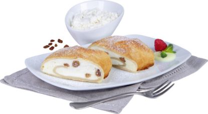 Bild von Quarkstrudelschnitte mit der Beschreibung gebacken