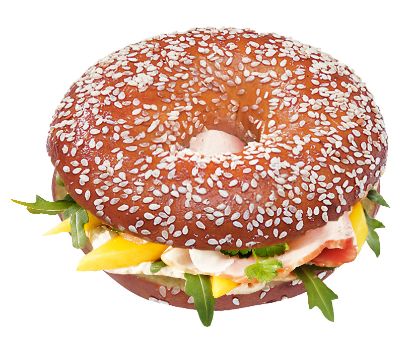 Bild von FF-Laugenbagel mit Sesam mit der Beschreibung vorg. -Bestellartikel-