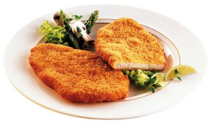 Bild von Putenschnitzel *paniert* mit der Beschreibung 160g/St., gefroren "Sprehe"