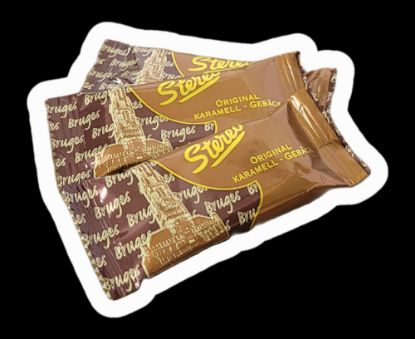 Bild von Karamellgebäck mit der Beschreibung einzeln verpackt